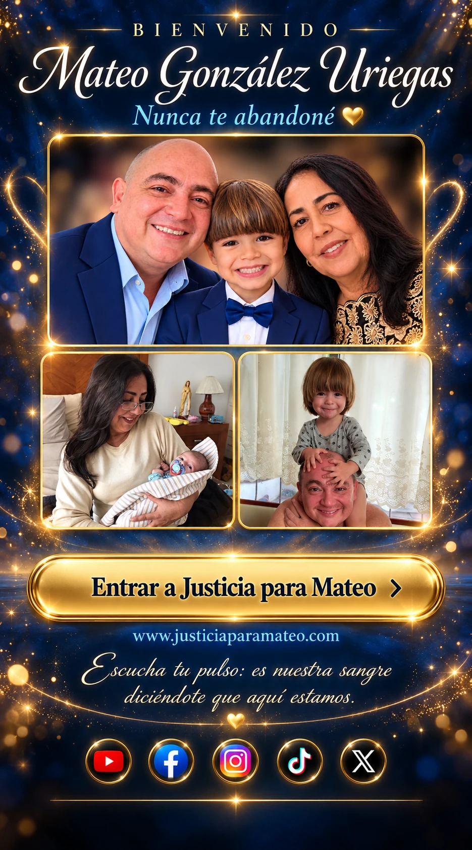 Mateo González Uriegas. Nunca te abandoné.